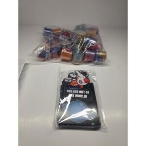 28 Pack Valentines Day Cards for Kids School with Galaxy Slime Stress Relief ...